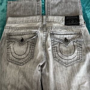 True Religion Gray Denim Jeans